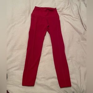 S Red Colorfulkoala Leggings